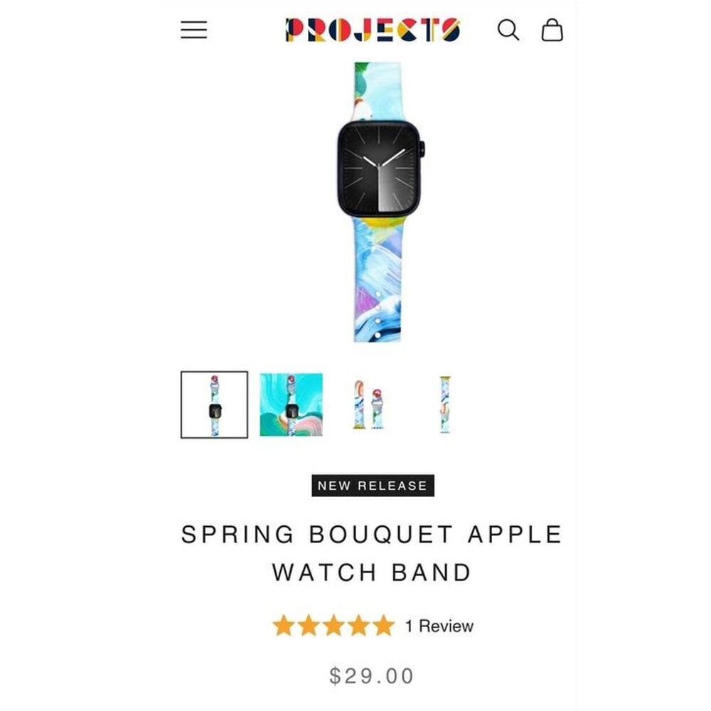 Projects Watches Apple Watch Band 42/44mm Spring Bouquet